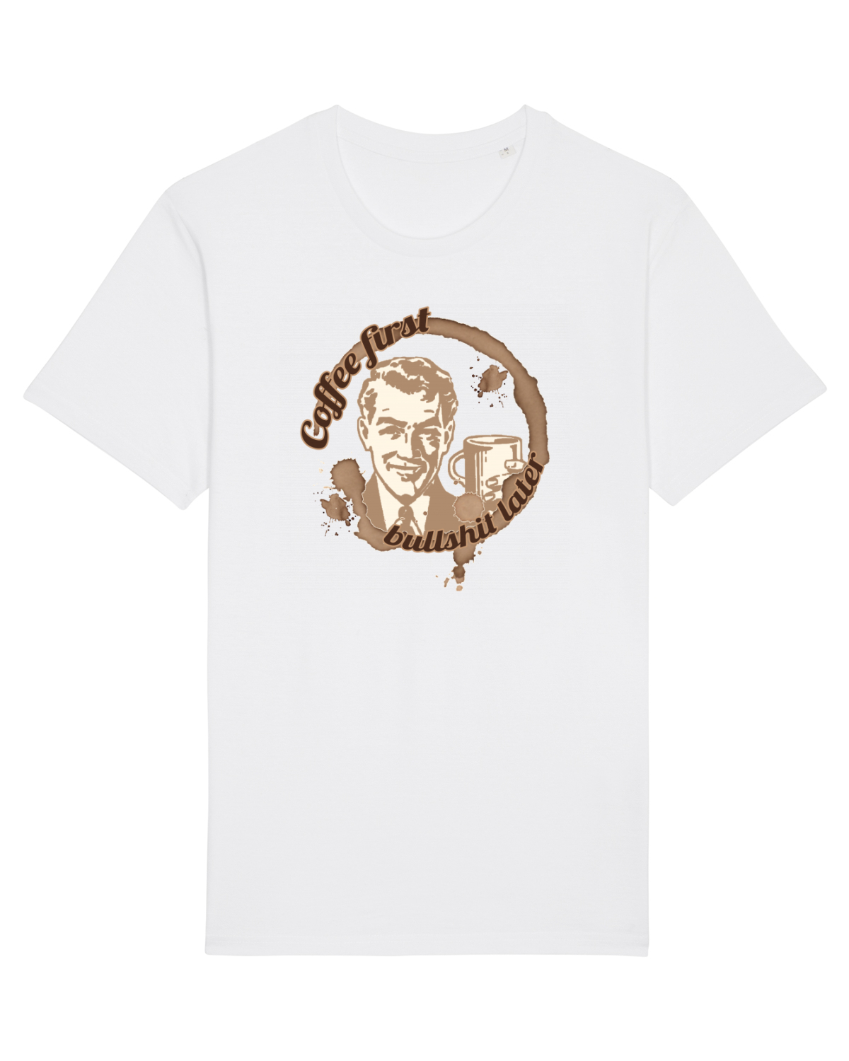 Tricou mânecă scurtă Unisex Rocker White