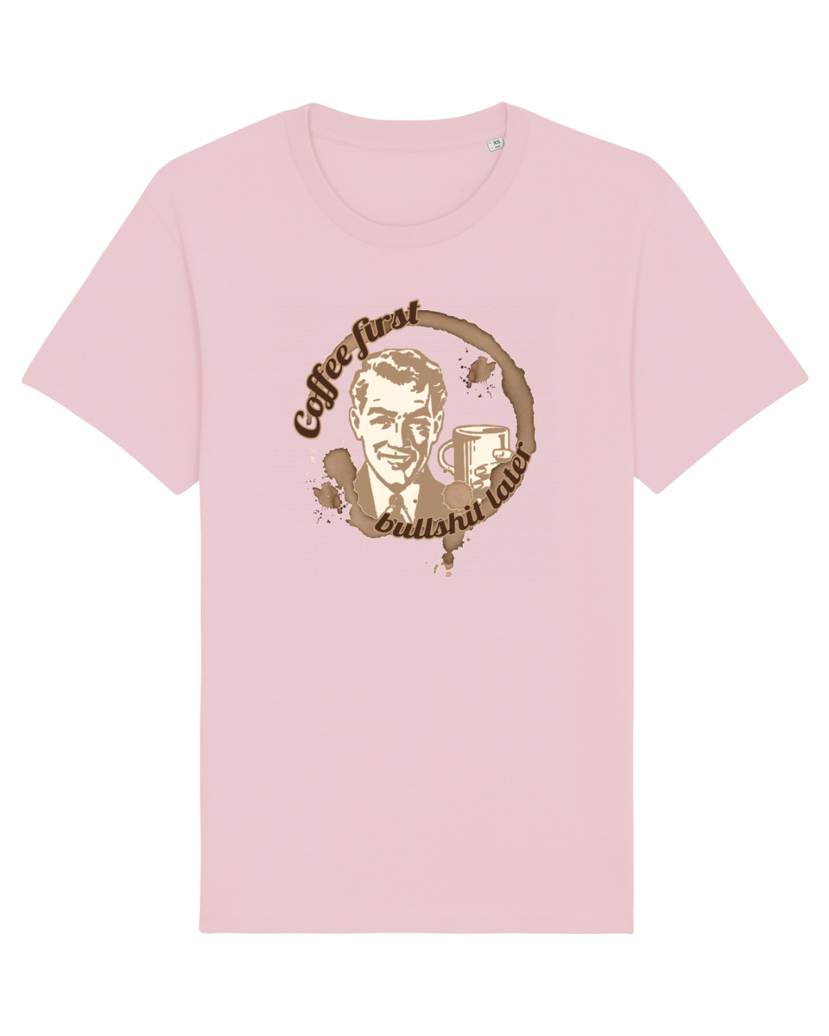 Tricou mânecă scurtă Unisex Rocker Cotton Pink