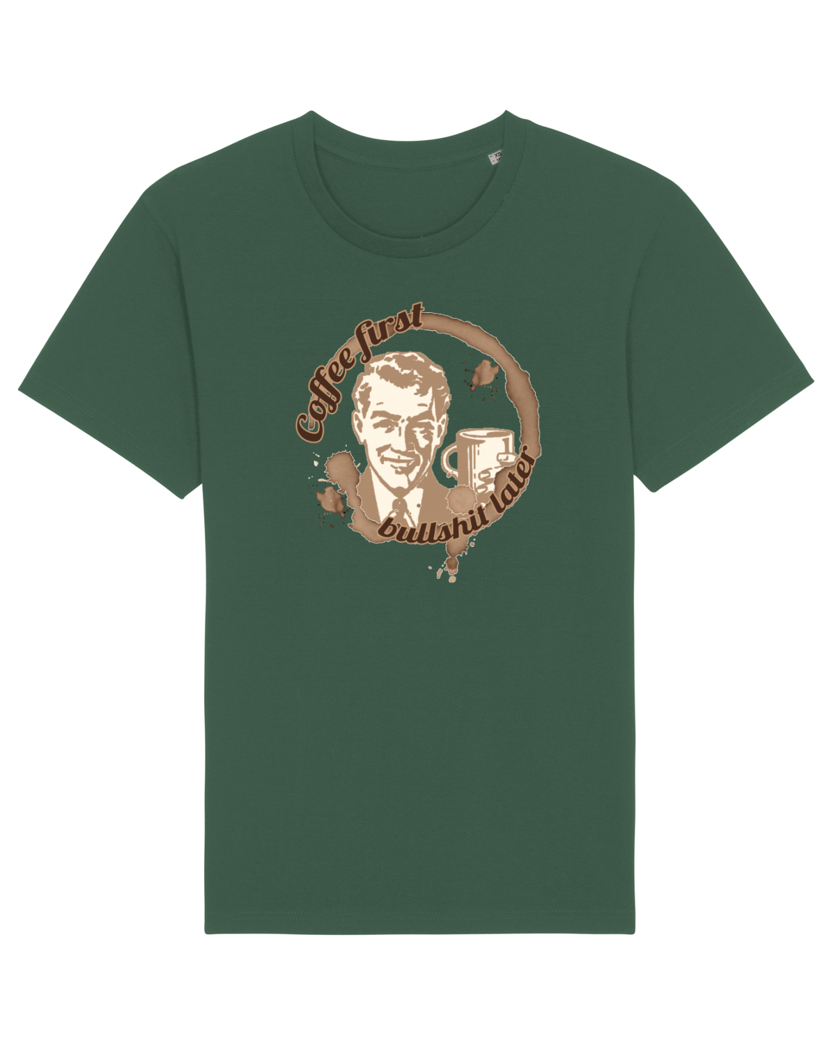 Tricou mânecă scurtă Unisex Rocker Bottle Green