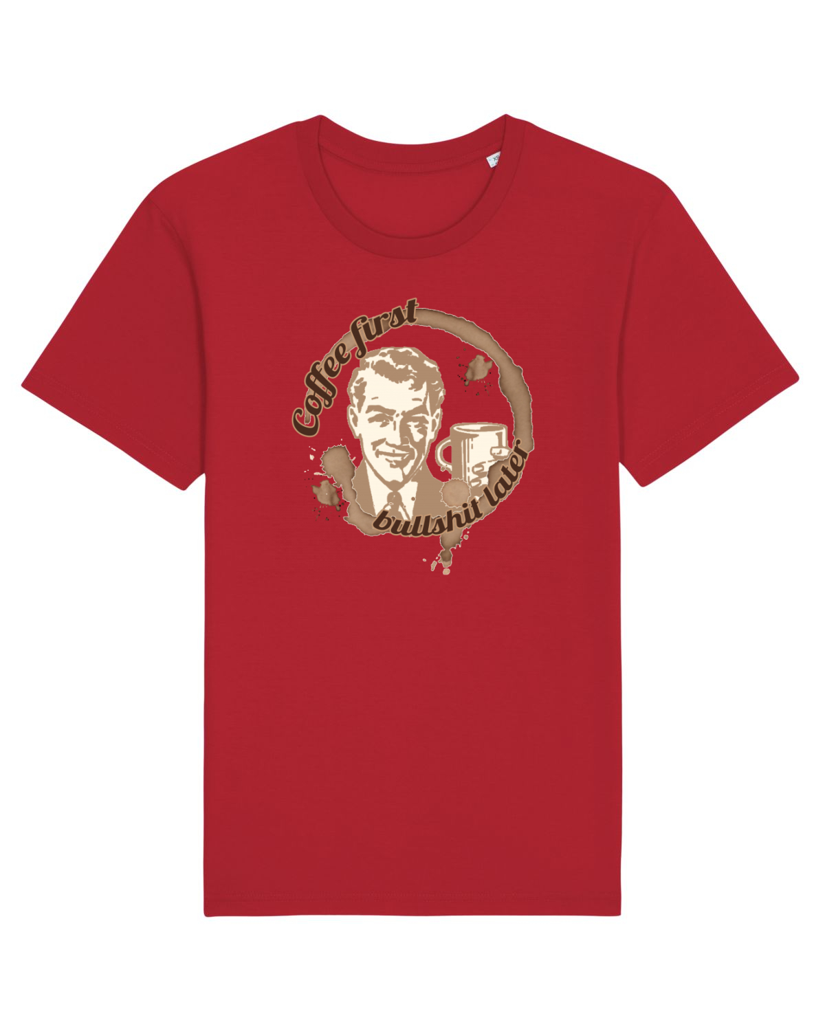 Tricou mânecă scurtă Unisex Rocker Red