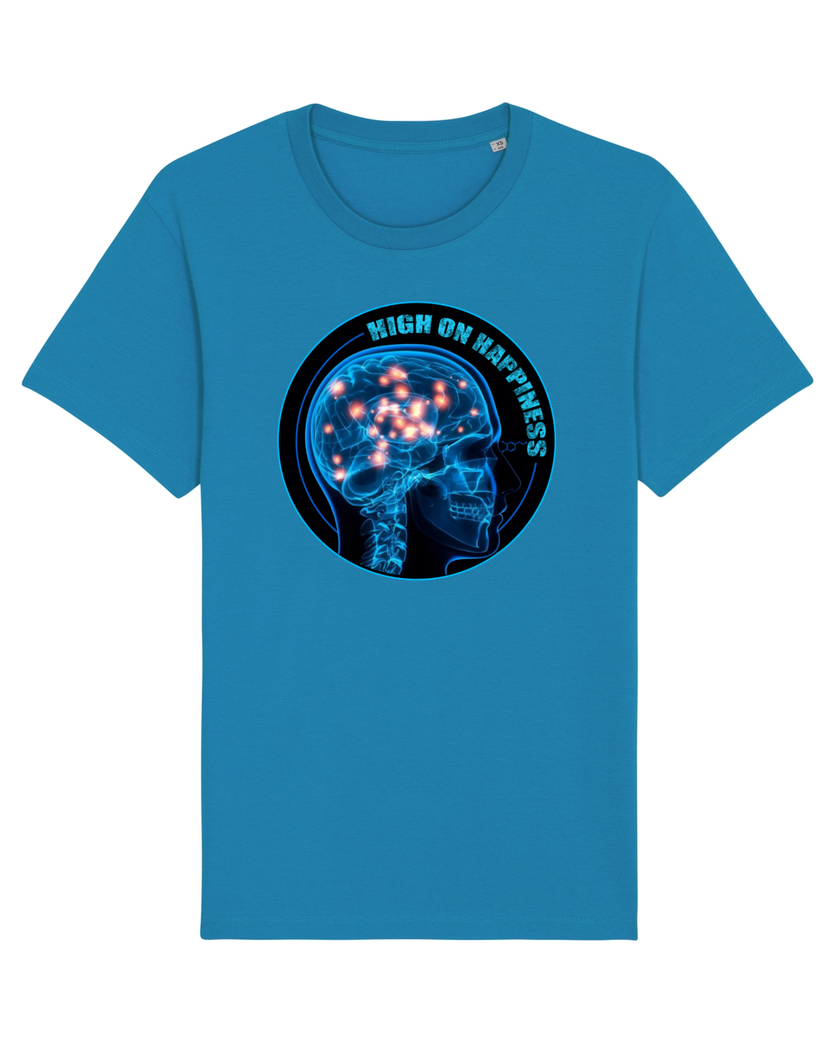 Tricou mânecă scurtă Unisex Rocker Azur