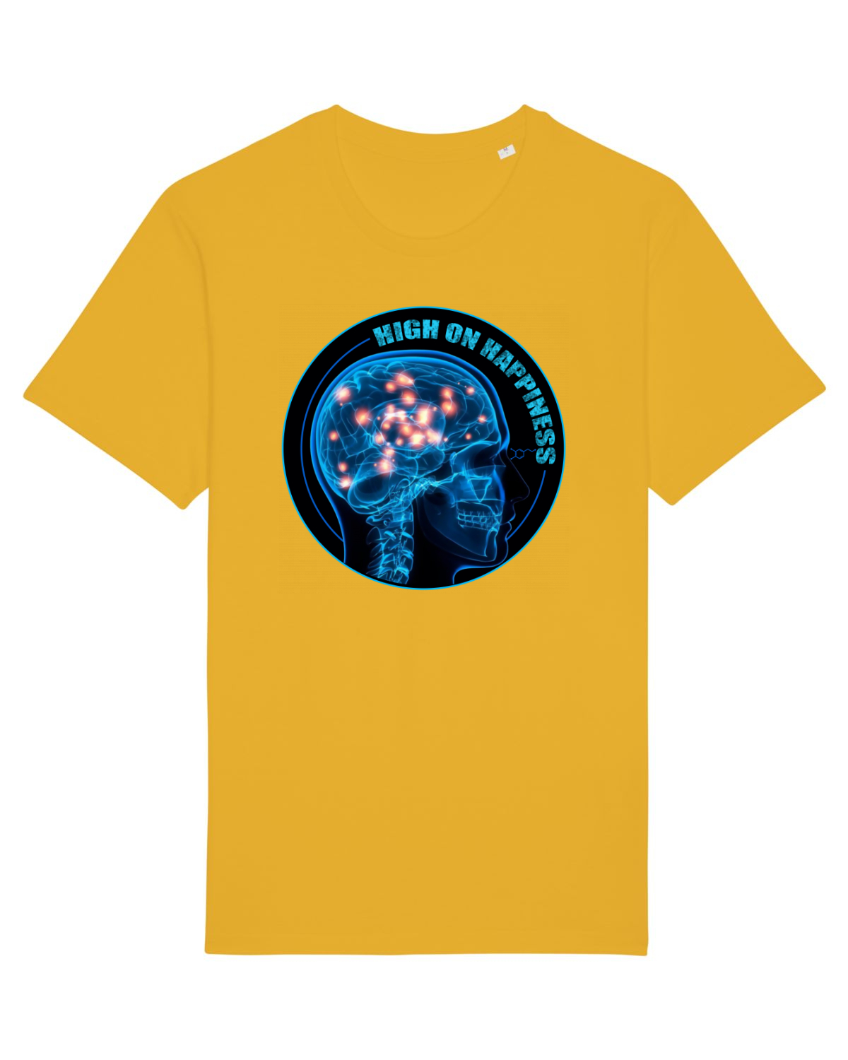 Tricou mânecă scurtă Unisex Rocker Spectra Yellow