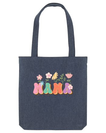 MAMA Retro Wild Flower Midnight Blue