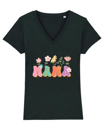 MAMA Retro Wild Flower Black