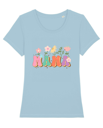 MAMA Retro Wild Flower Sky Blue