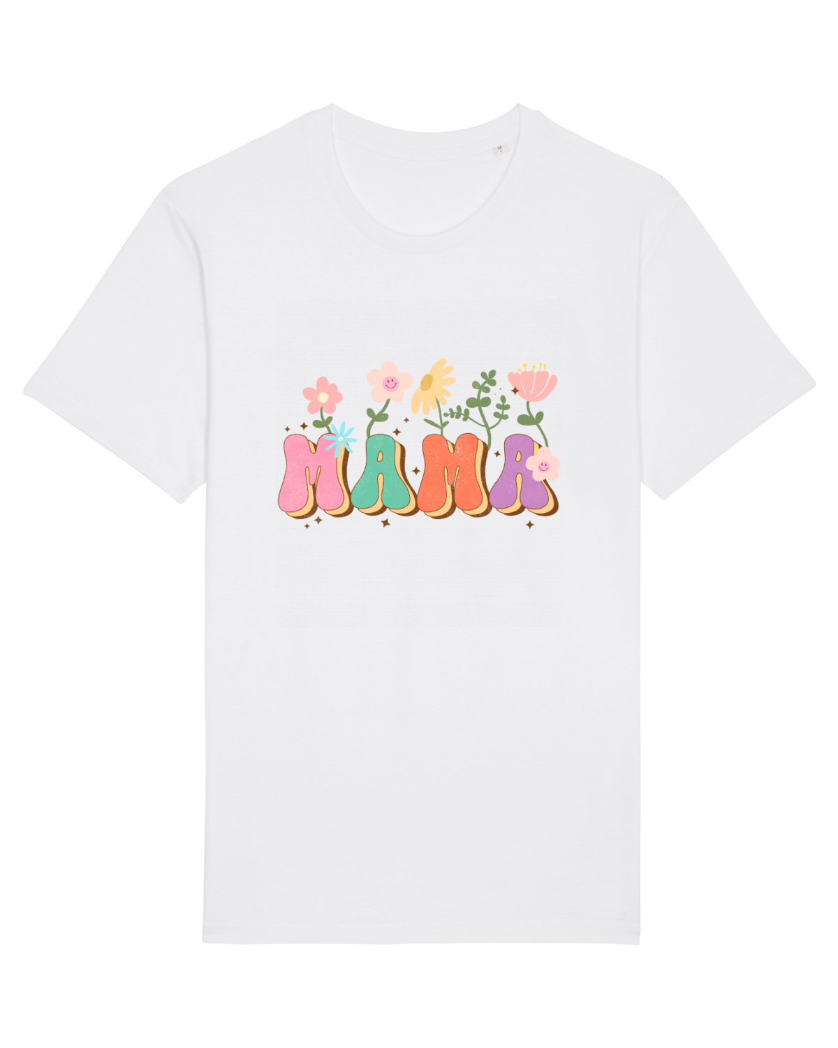 Tricou mânecă scurtă Unisex Rocker White