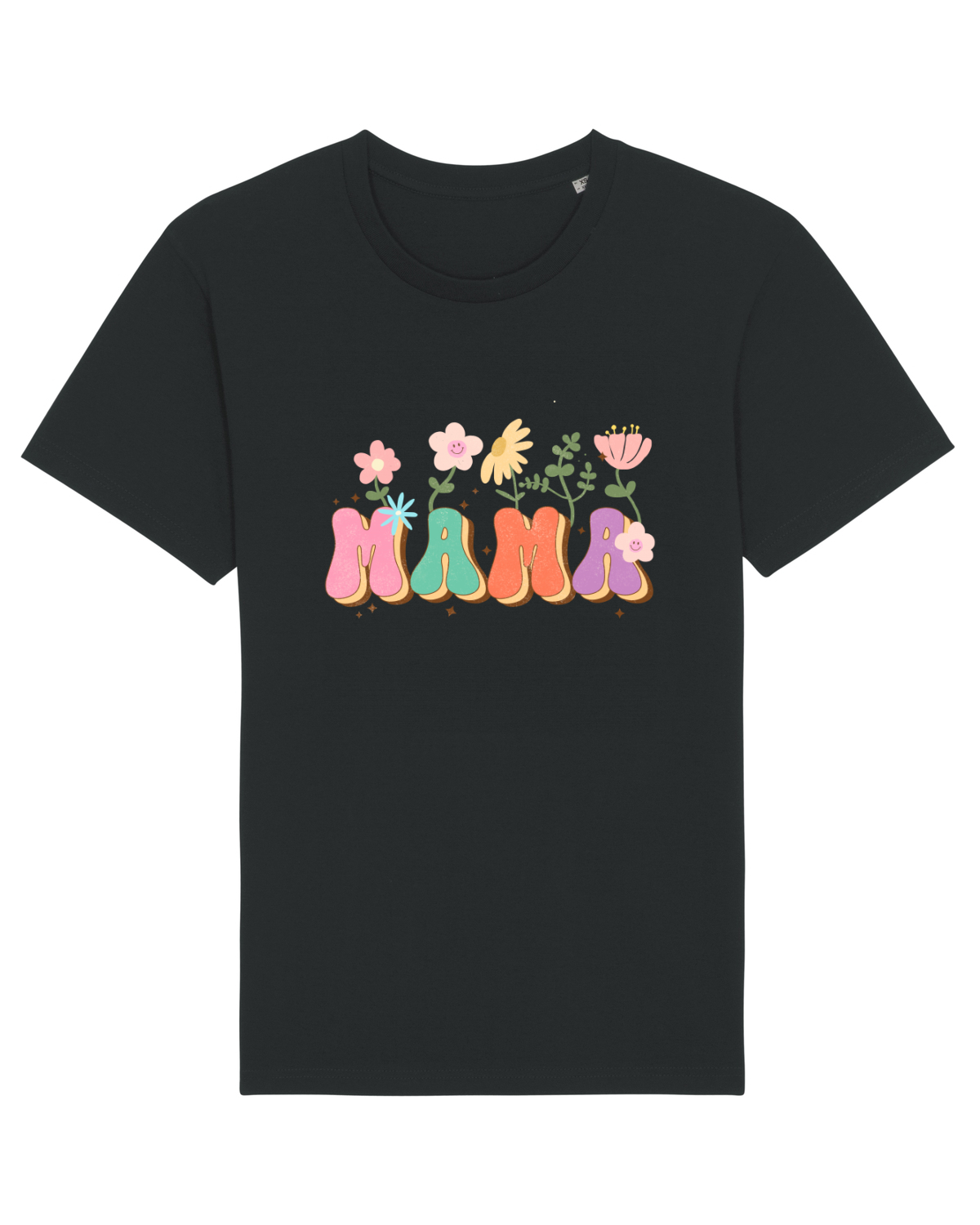 Tricou mânecă scurtă Unisex Rocker Black