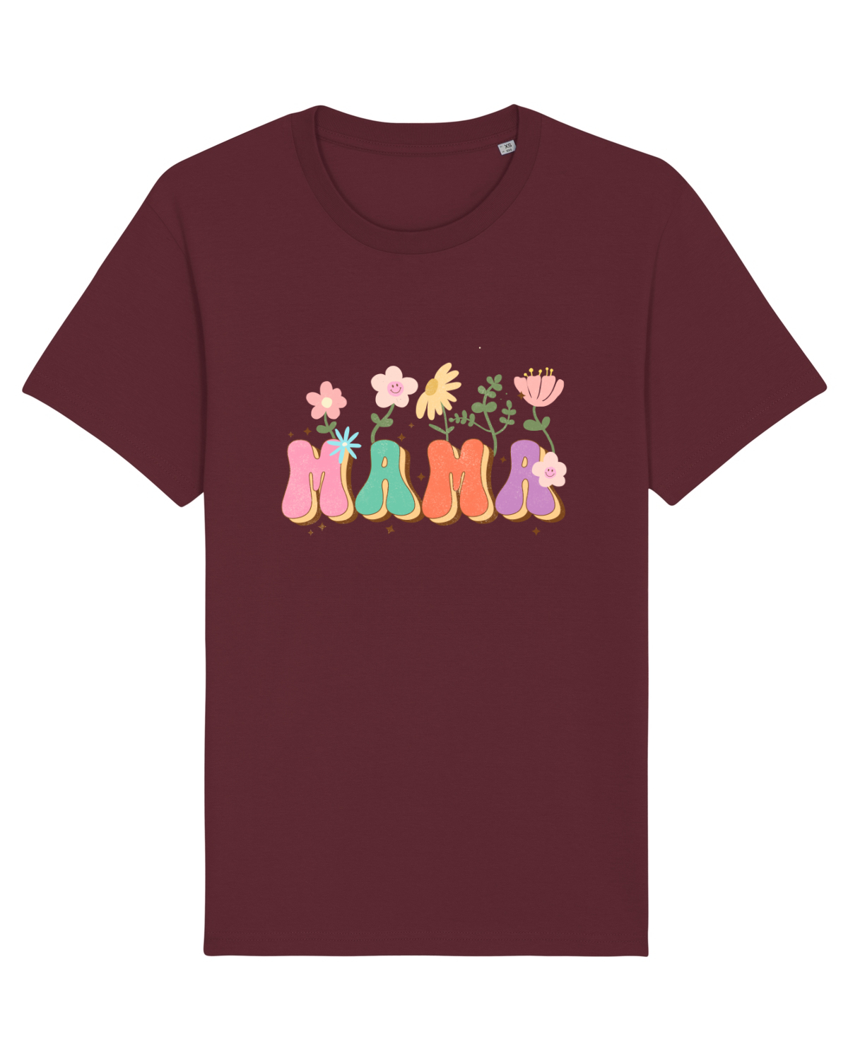 Tricou mânecă scurtă Unisex Rocker Burgundy