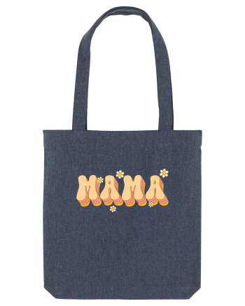 MAMA Retro Flowers Midnight Blue