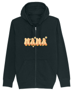 MAMA Retro Flowers Hanorac cu fermoar Unisex Connector