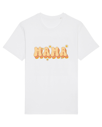 MAMA Retro Flowers White