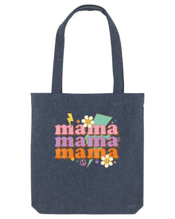 MAMA Peace Flower Midnight Blue