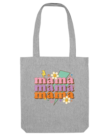 MAMA Peace Flower Heather Grey