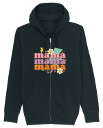 MAMA Peace Flower Hanorac cu fermoar Unisex Connector