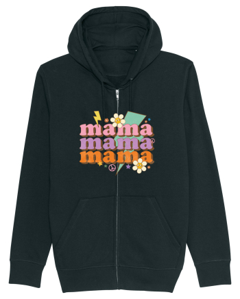 MAMA Peace Flower Black