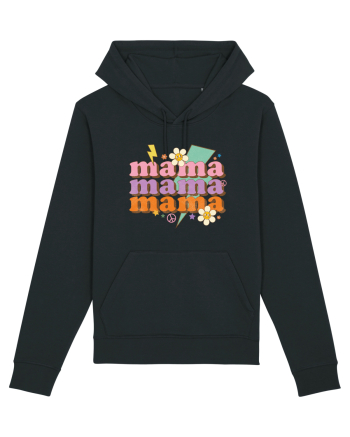 MAMA Peace Flower Black