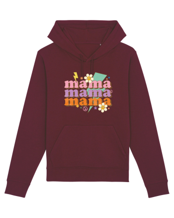 MAMA Peace Flower Burgundy