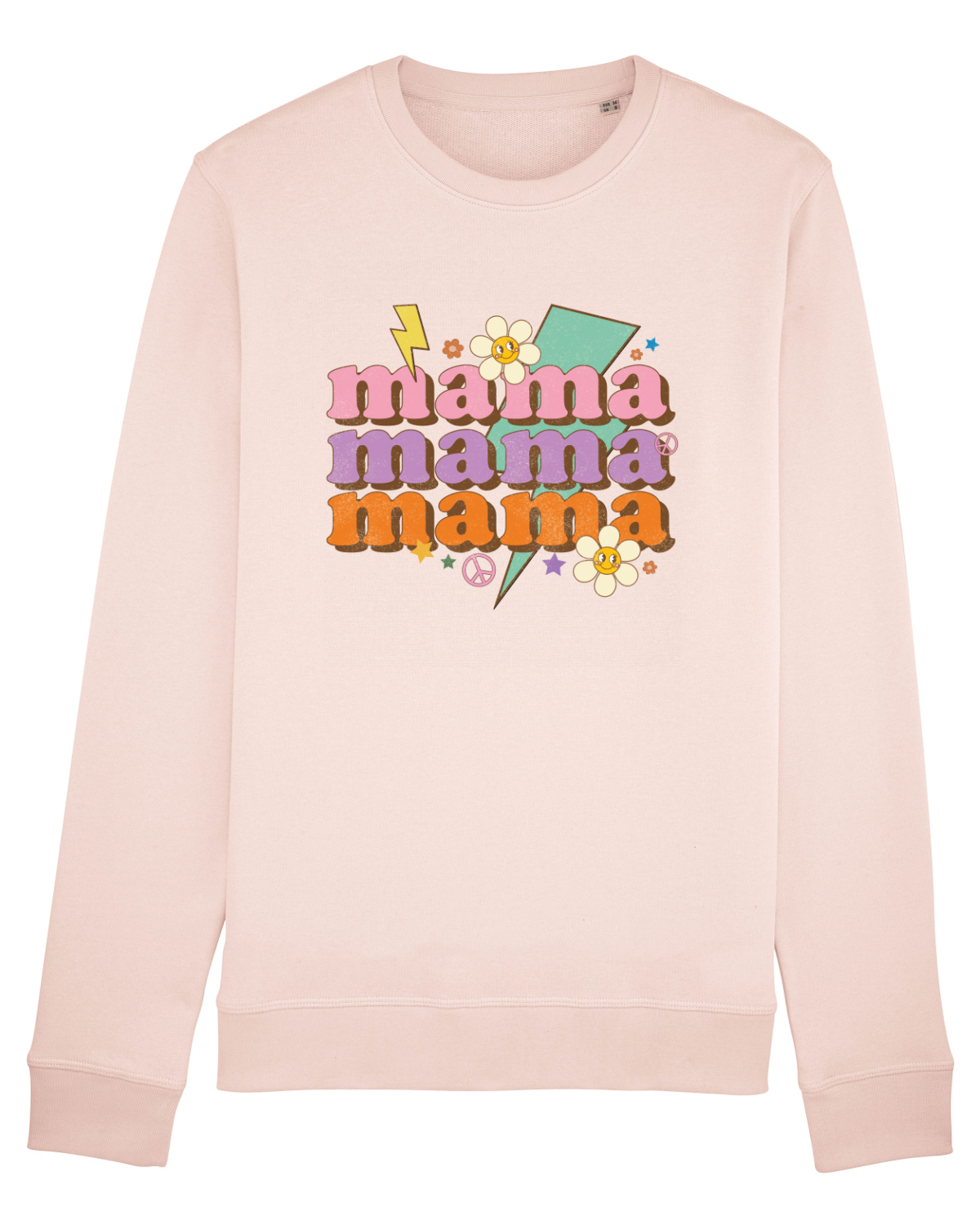Bluză mânecă lungă Unisex Rise Candy Pink