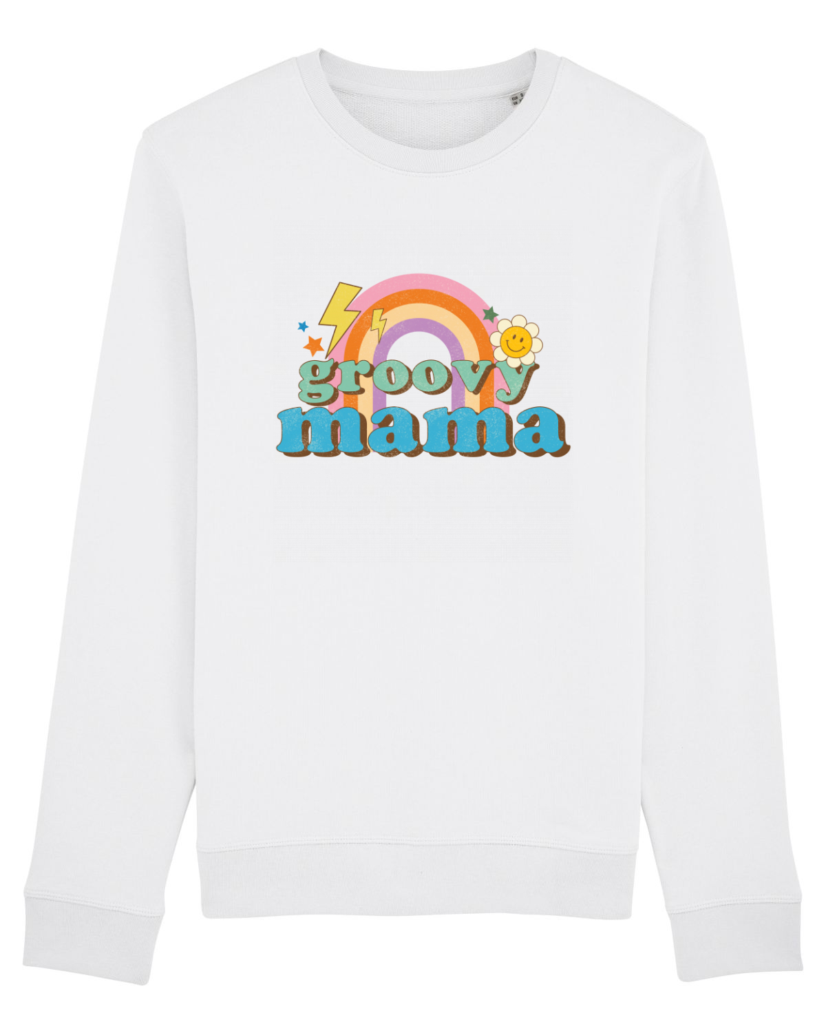 Bluză mânecă lungă Unisex Rise White