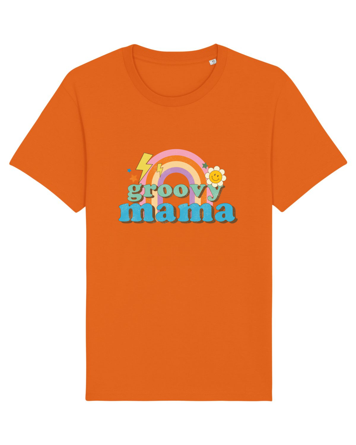 Tricou mânecă scurtă Unisex Rocker Bright Orange