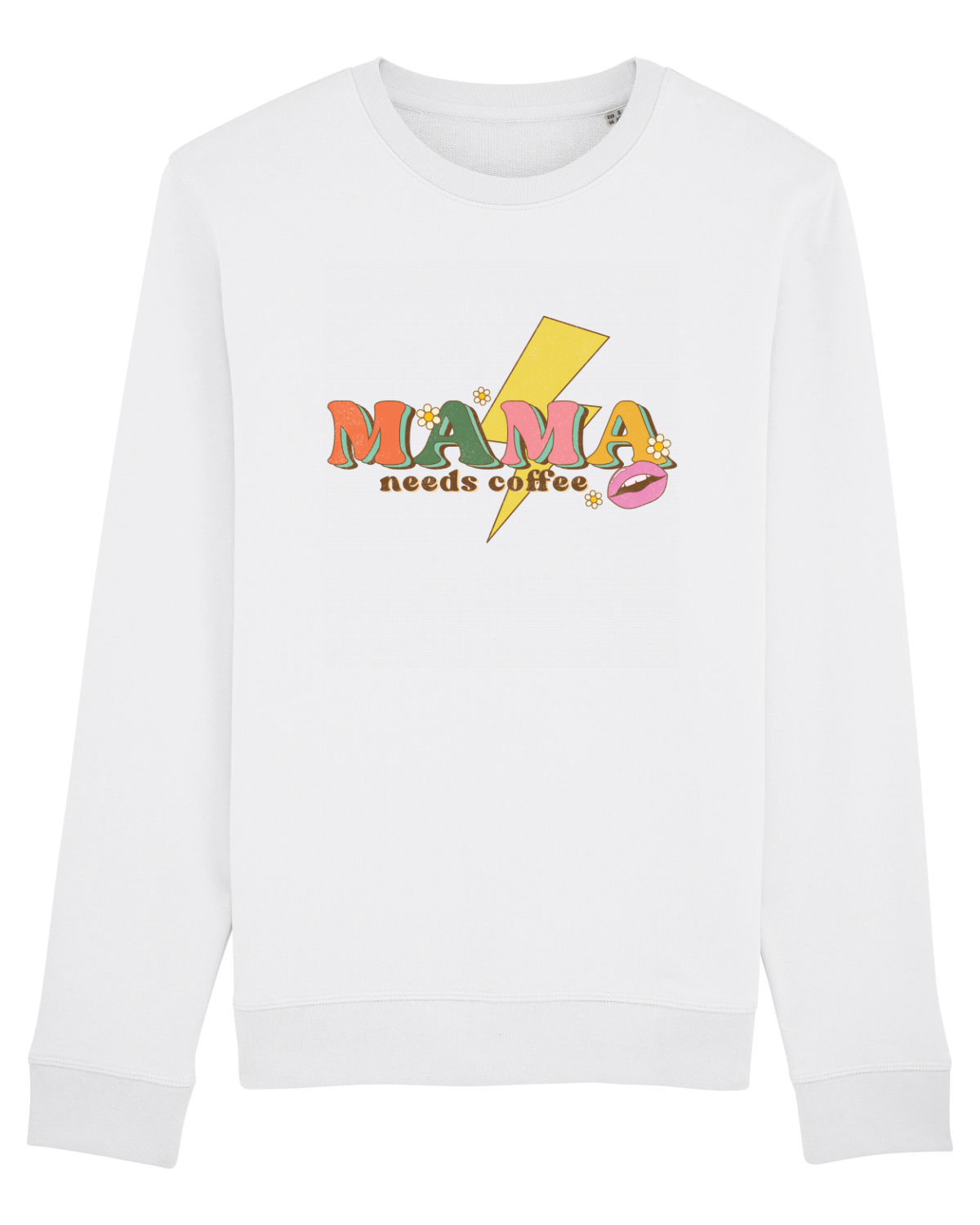 Bluză mânecă lungă Unisex Rise White