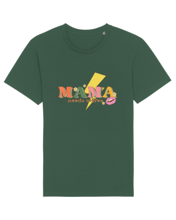 Mama Needs Coffee Bottle Green