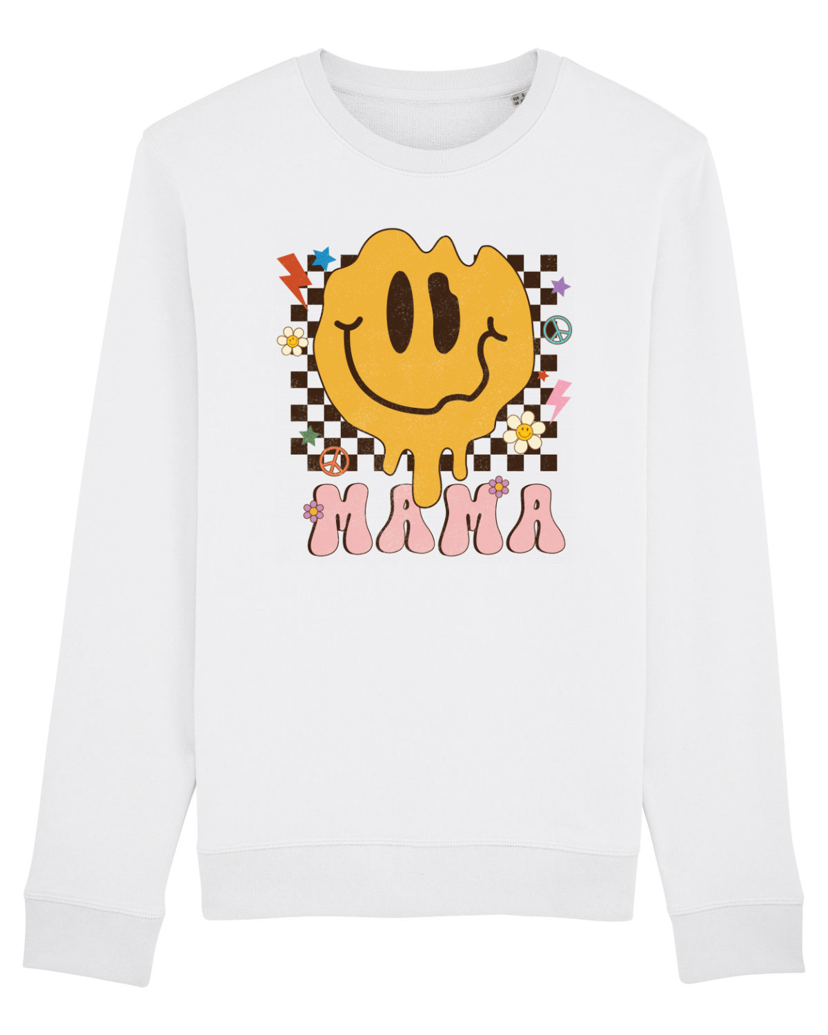 Bluză mânecă lungă Unisex Rise White