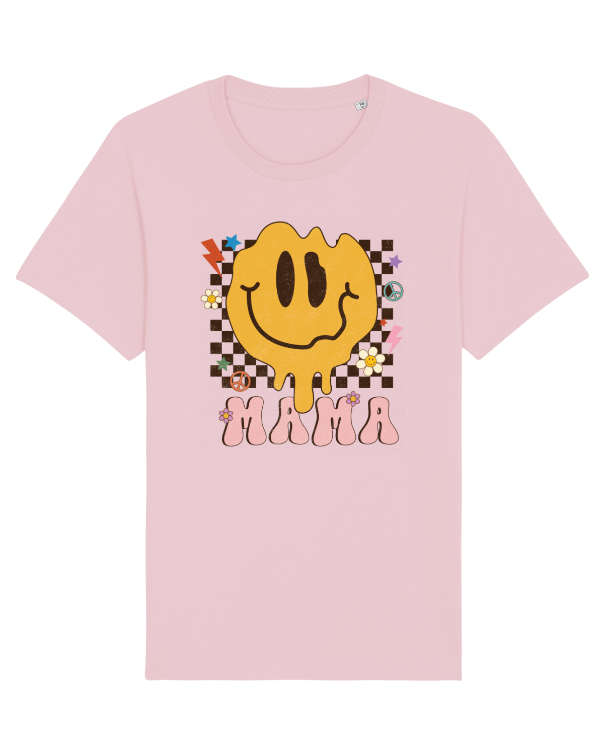 Tricou mânecă scurtă Unisex Rocker Cotton Pink