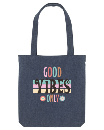 Good Vibes Only Vintage Midnight Blue