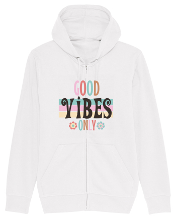Good Vibes Only Vintage White