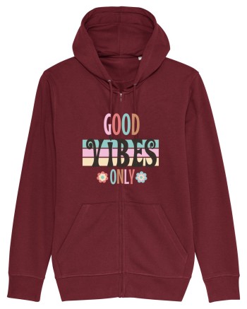 Good Vibes Only Vintage Burgundy