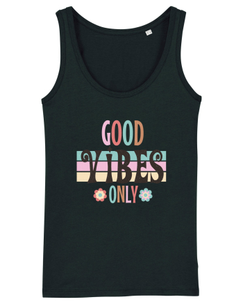 Good Vibes Only Vintage Black