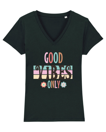 Good Vibes Only Vintage Black