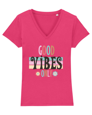 Good Vibes Only Vintage Raspberry