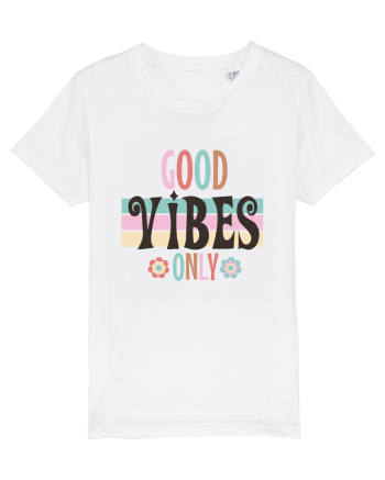 Good Vibes Only Vintage White