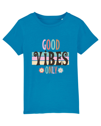 Good Vibes Only Vintage Azur
