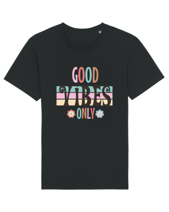 Good Vibes Only Vintage Black