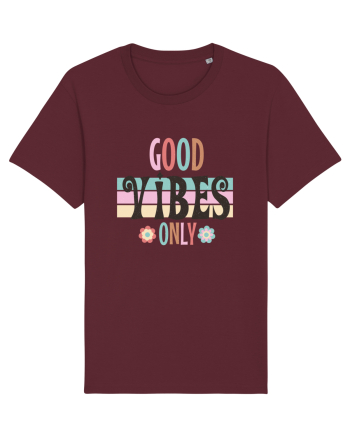 Good Vibes Only Vintage Burgundy