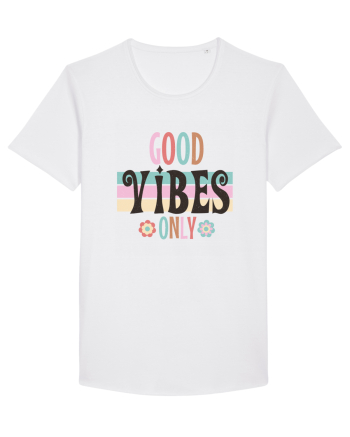 Good Vibes Only Vintage White