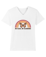 No Rain, No Rainbows Tricou mânecă scurtă guler V Bărbat Presenter