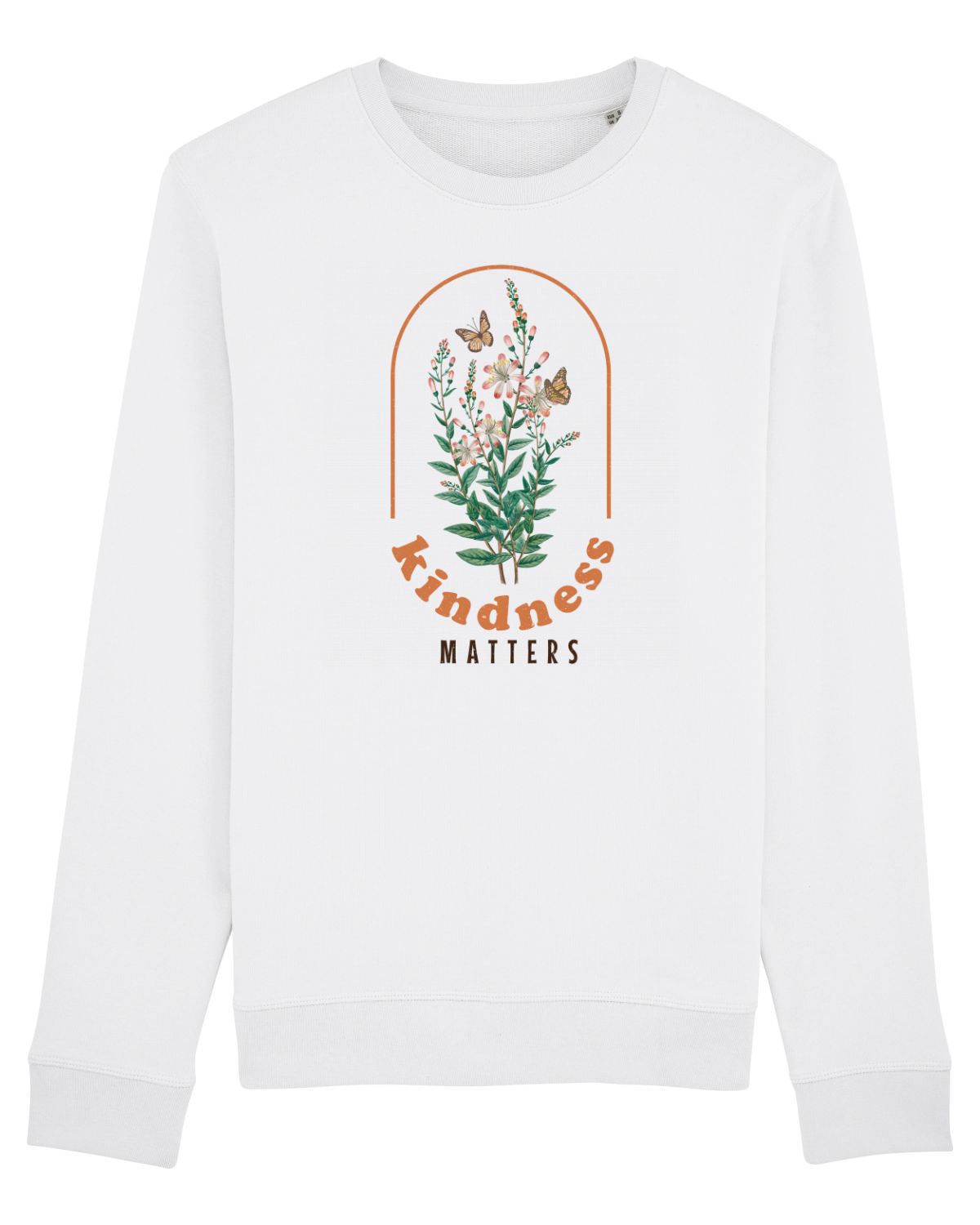 Bluză mânecă lungă Unisex Rise White