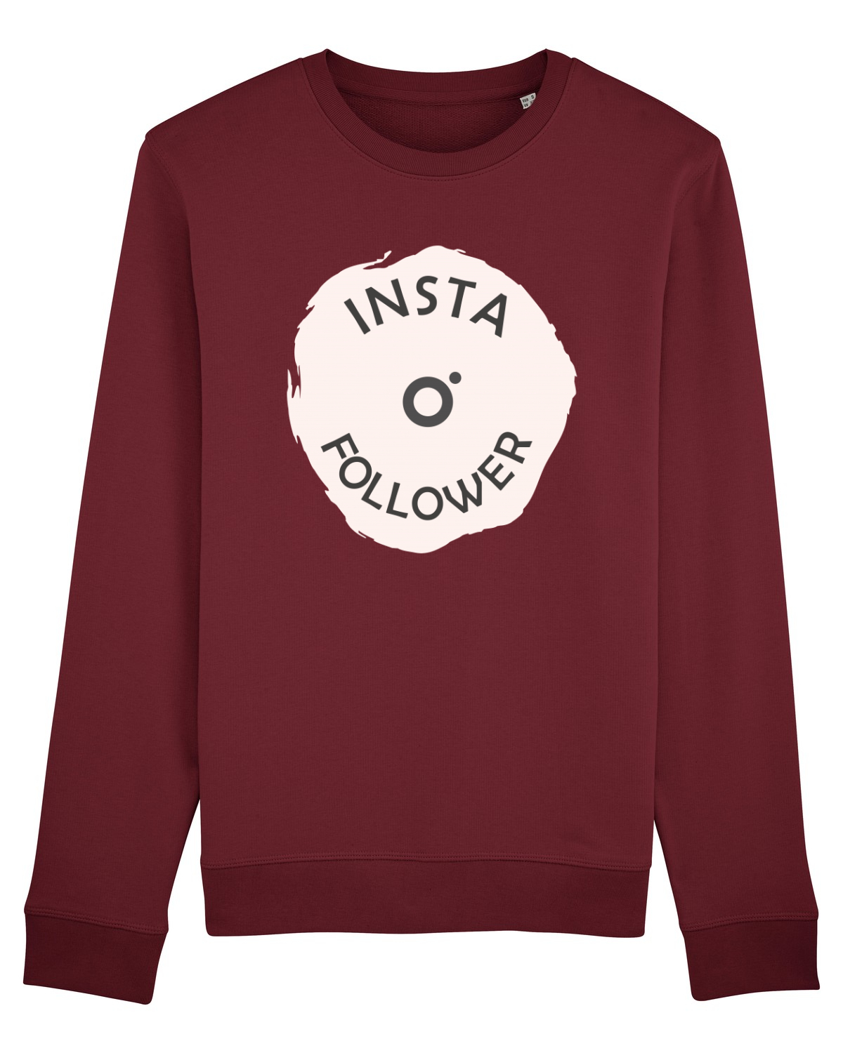 Bluză mânecă lungă Unisex Rise Burgundy