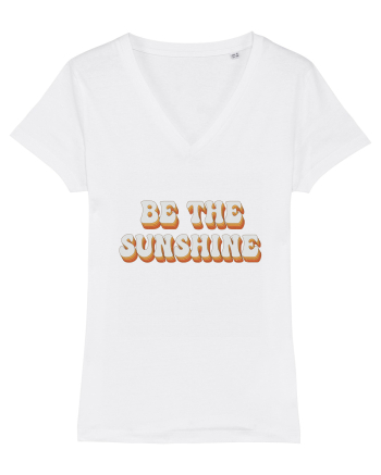 Be The Sunshine Retro White