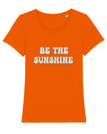 Be The Sunshine Retro Bright Orange