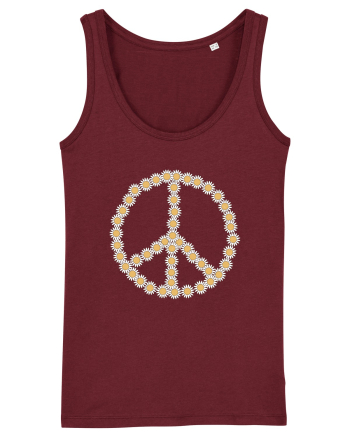 Peace Flowers Daisy Burgundy