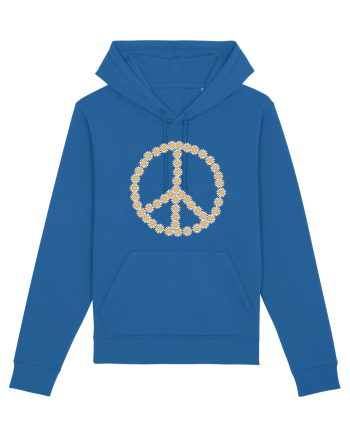 Peace Flowers Daisy Royal Blue