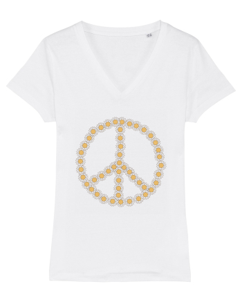 Peace Flowers Daisy White