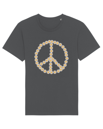 Peace Flowers Daisy Anthracite