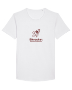Cryptocurrency Tricou mânecă scurtă guler larg Bărbat Skater