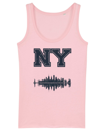 Retro Vintage New York College Jersey Cotton Pink